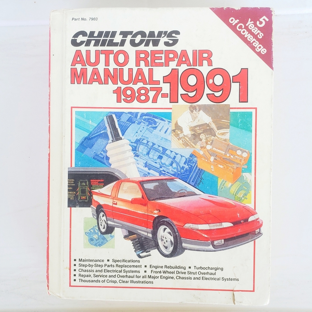 1987-1991 Chiltons Auto Repair Manual American Cars Ford Chevrolet Mopar GM Shop